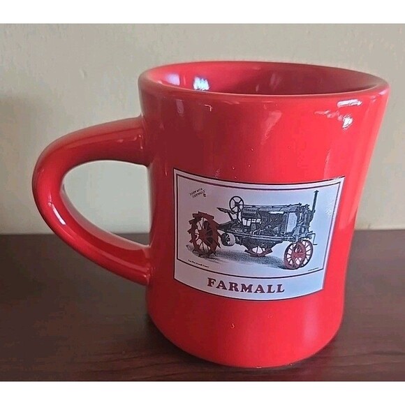 Farmall International Harvester Tractor Red Coffee Mug Tea Cup Farmer Gift Farm - Picture 4 of 10